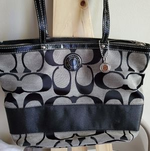 Black coach purse